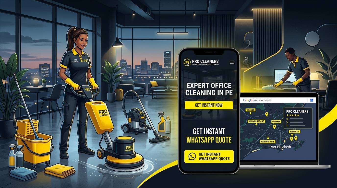 Cleaning Company Website Design South Africa: Turn Quotes Into Contracts