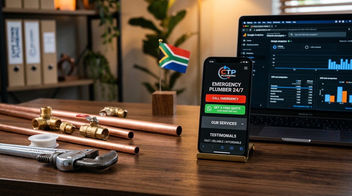 How Much Does a Plumber Website Cost in South Africa?