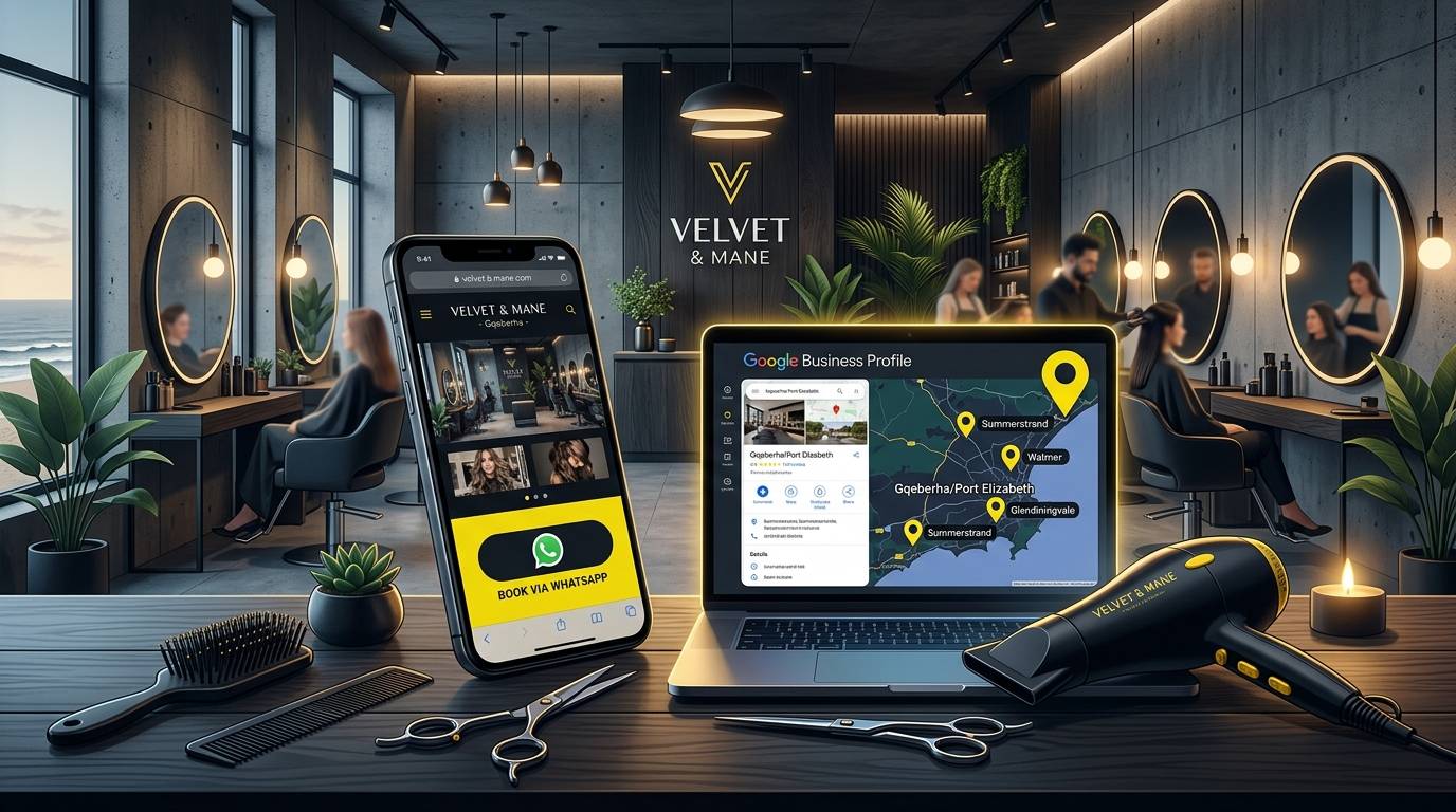 Salon Website Design South Africa: Fill Your Chairs Without the DMs